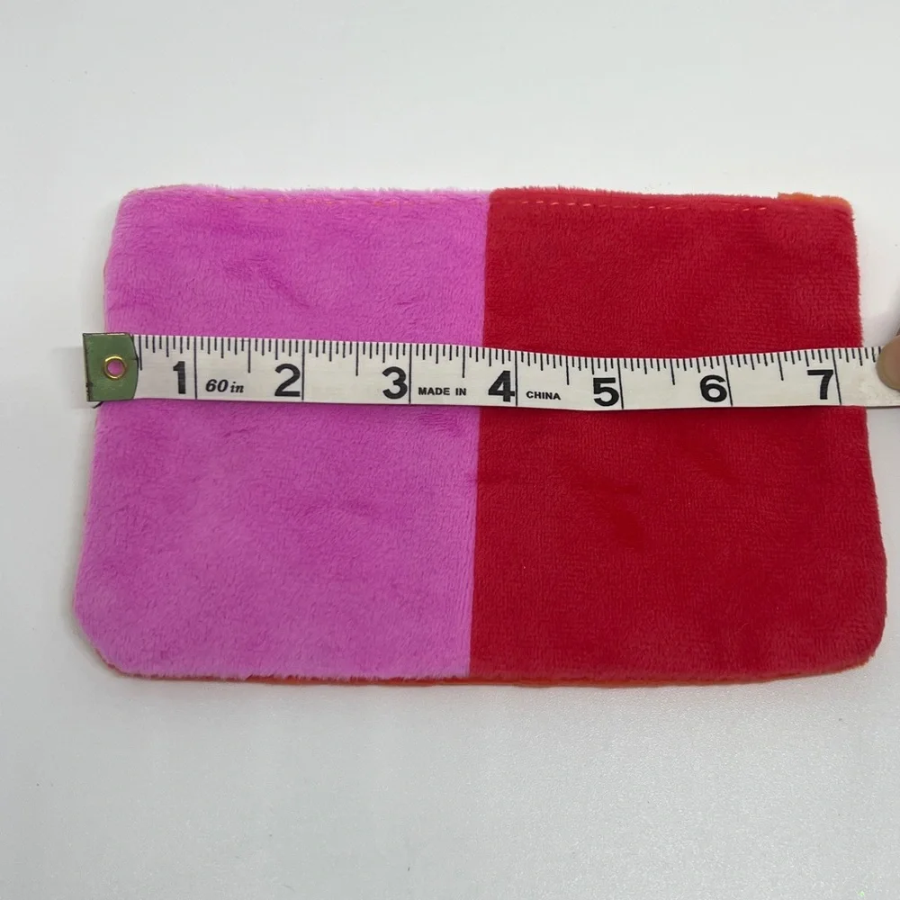 New Leopard Print and Color Block Pink & Orange Ipsy Makeup Bags.